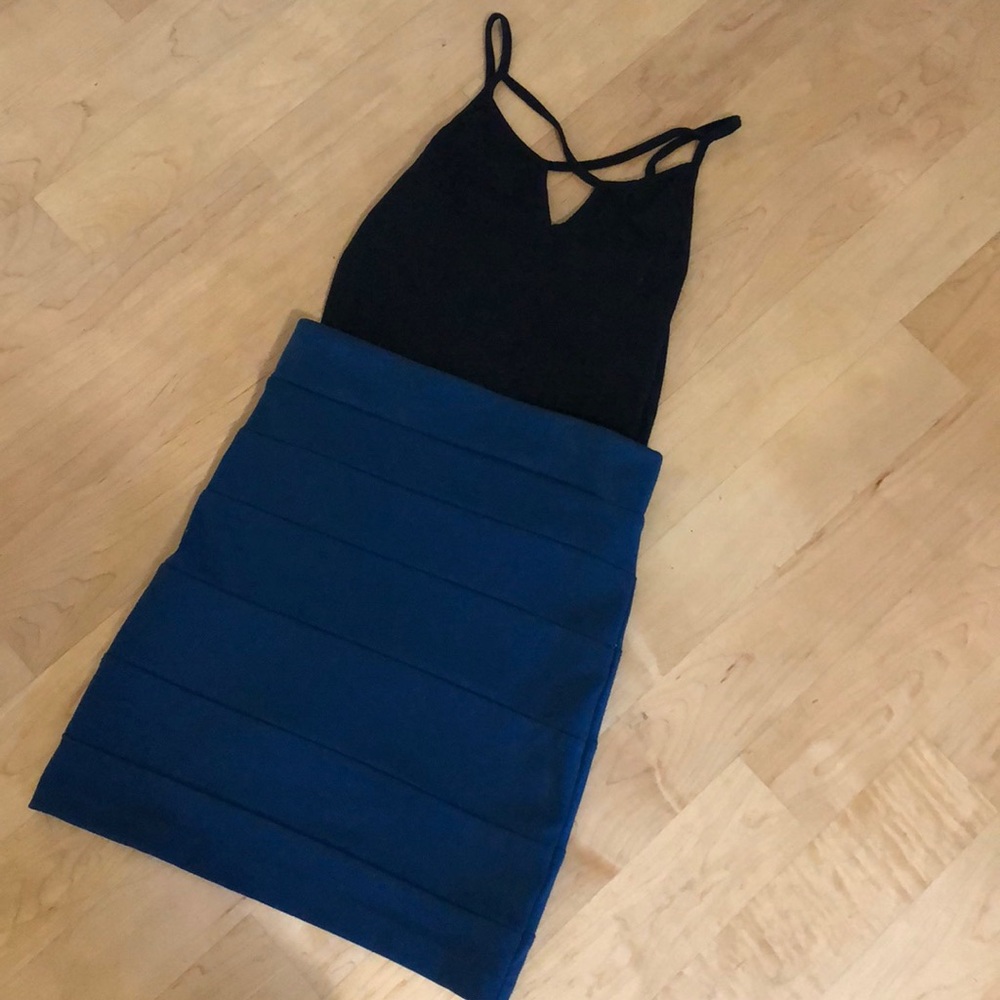 High waisted skirt